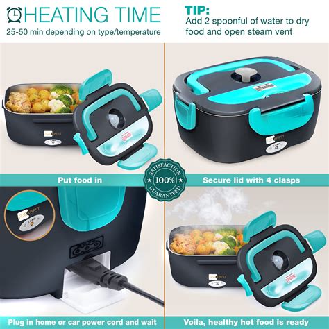 forabest electric lunch box review|electric heating lunch box amazon.